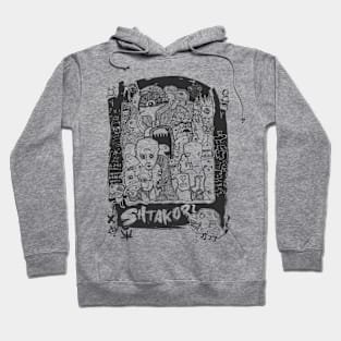 Krakataurus Gray Hoodie